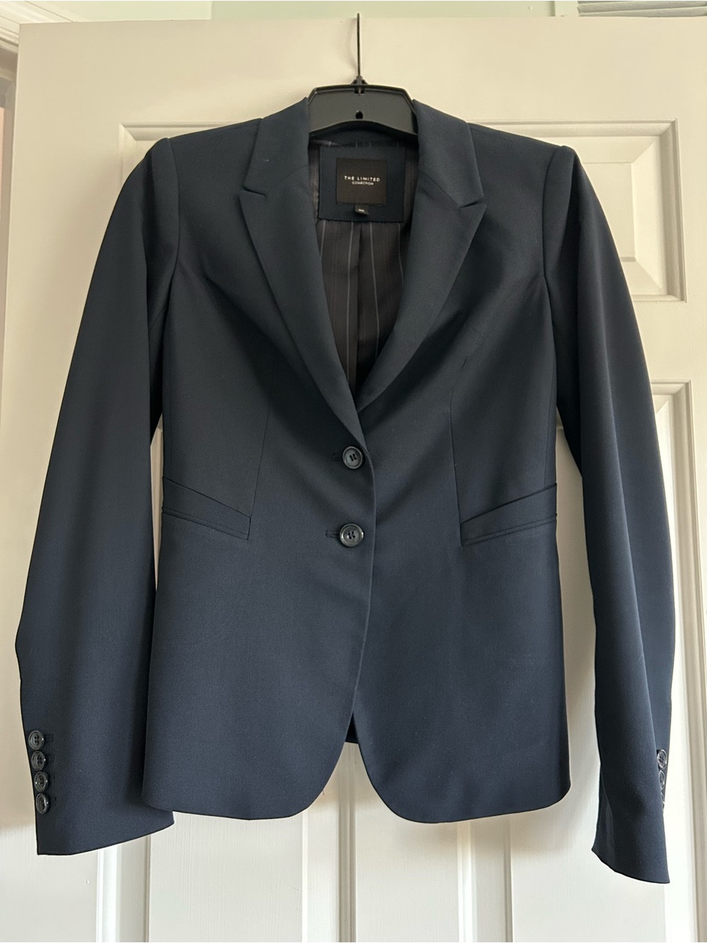 The Limited Dark Navy Two-Button Tailored Blazer